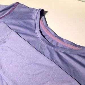 Lavender Long-Sleeve Athletic Top